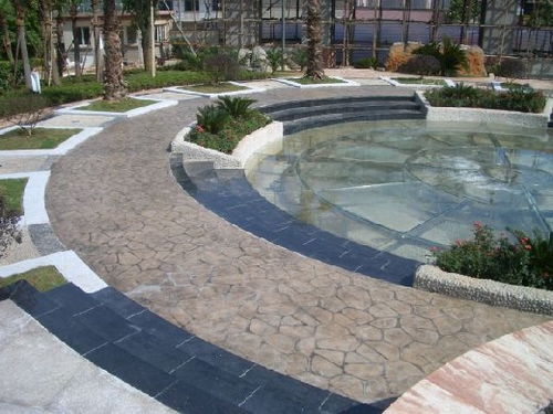 【上海園林景區(qū)彩色藝術(shù)壓花&middot;壓模地坪鋪裝&middot;地坪施工效果】- 