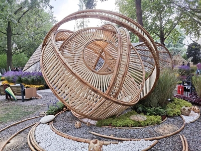 2019北林國際花園建造節(jié)一等獎作品--&ldquo;風(fēng)巢 The Wind Nest&rdquo;景觀裝置設(shè)計 | 天津大學(xué)學(xué)生團(tuán)隊(duì)