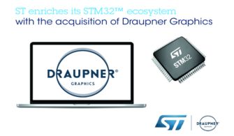 意法半導(dǎo)體收購Draupner Graphics 強化人工智能基礎(chǔ)軟件與圖形用戶界面開發(fā)能力